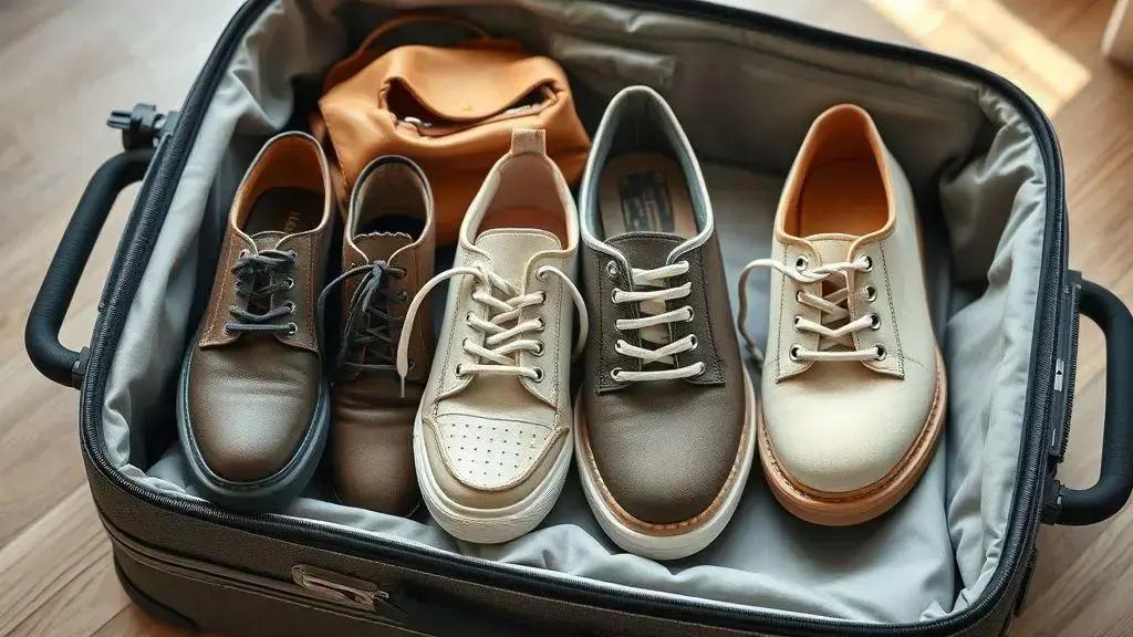 Quais sapatos levar na viagem?