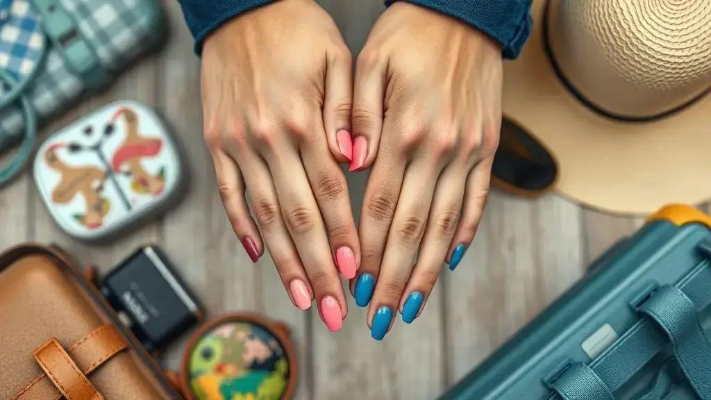 qual a melhor cor de esmalte para viajar​