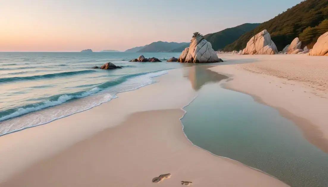 Melhores praias da coreia do sul: refúgios surpreendentes